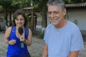 Fernanda Honorato e Chico Buarque